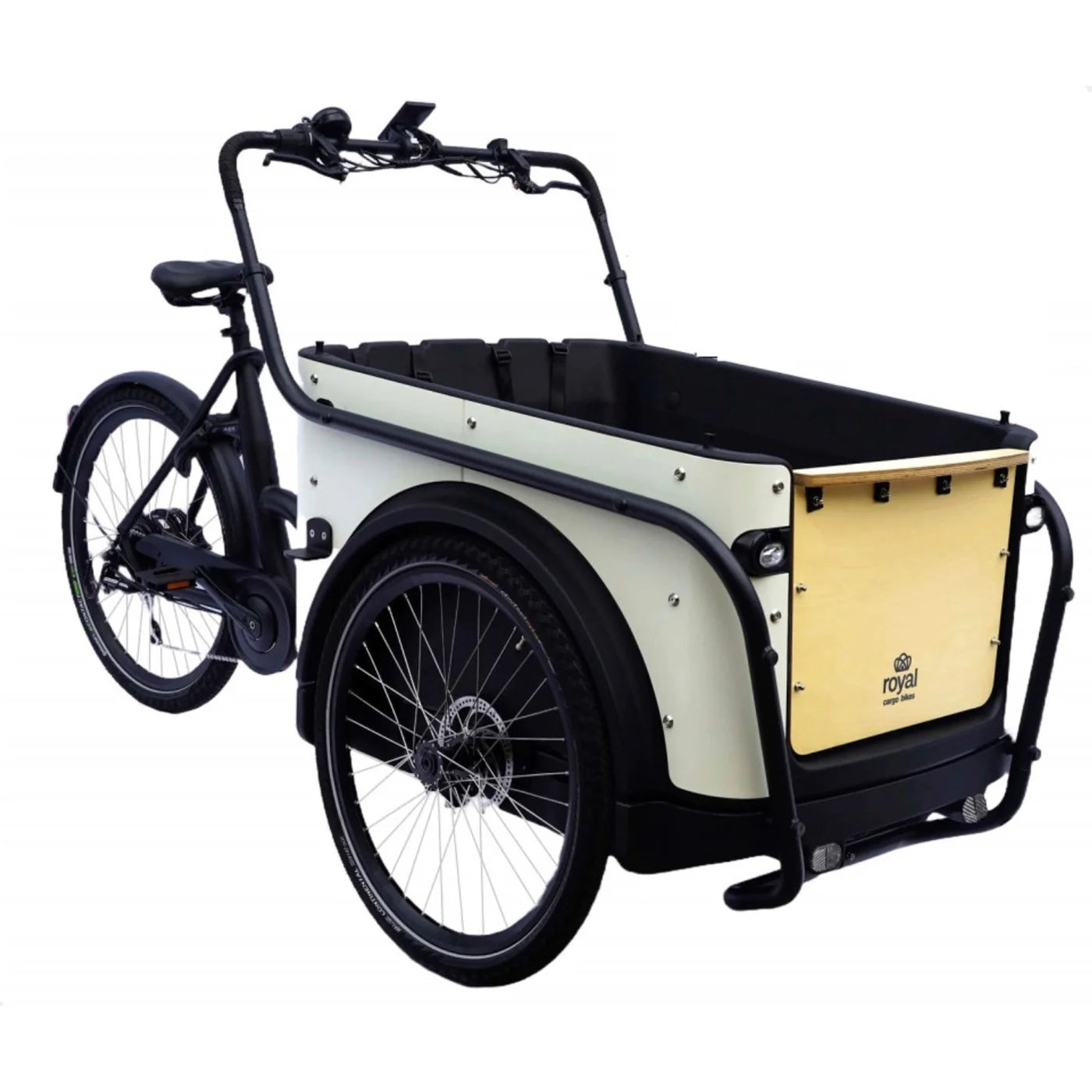 Royal Cargo - 3W Eco - Elektrische Driewieler Bakfiets - 504 Wh