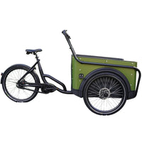 Royal Cargo - 3W Premium - Groen  - Elektrische Bakfiets - 504Wh