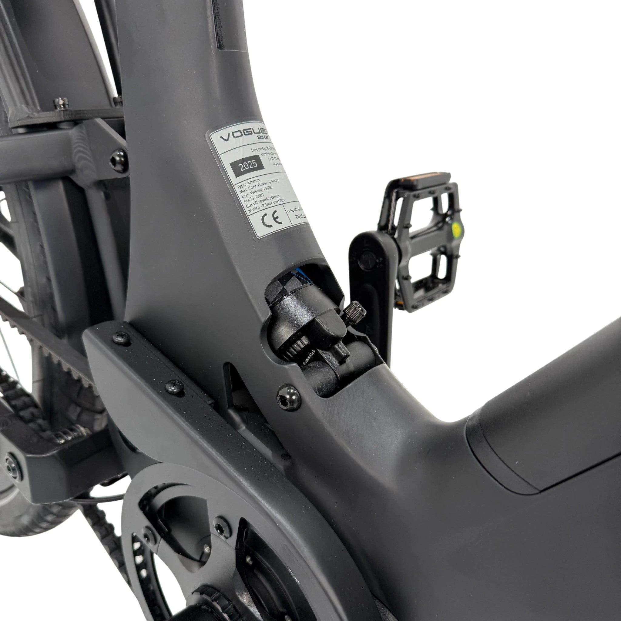 Vogue Artemis Elektrische Fiets - Matt Black