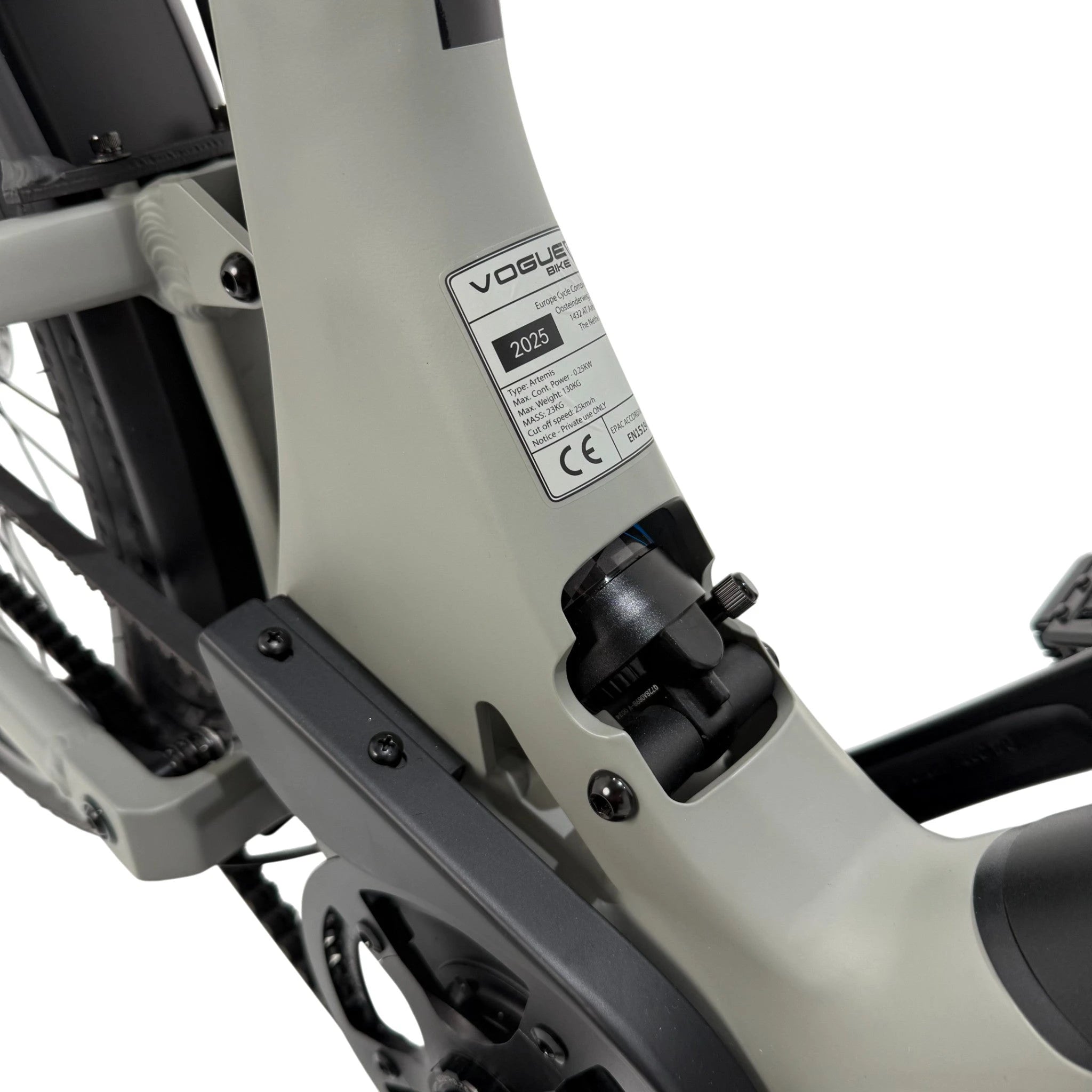 Vogue Artemis Elektrische Fiets - Matt Grey