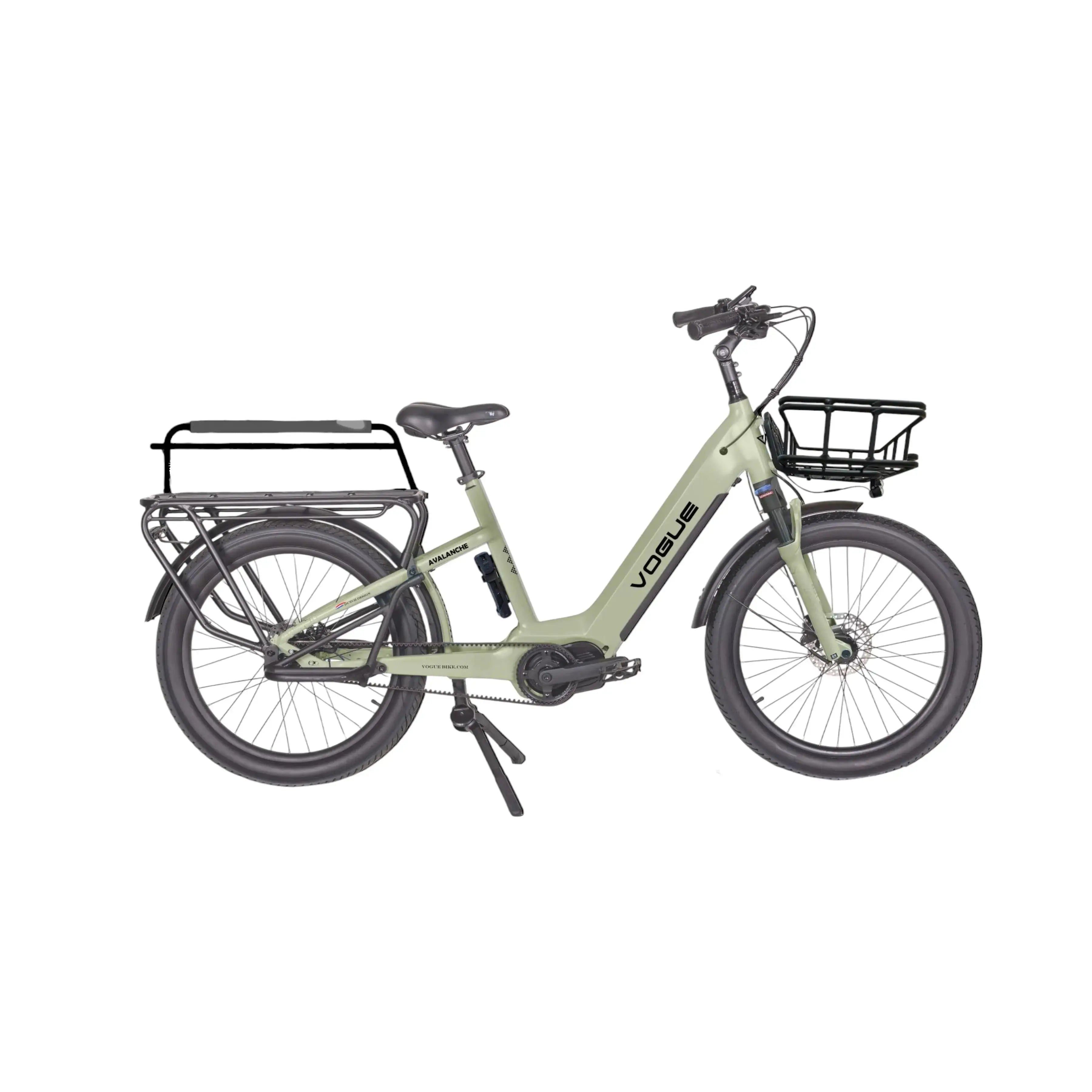 Vogue Avalanche - Elektrische Longtail - Mat Cement Grijs