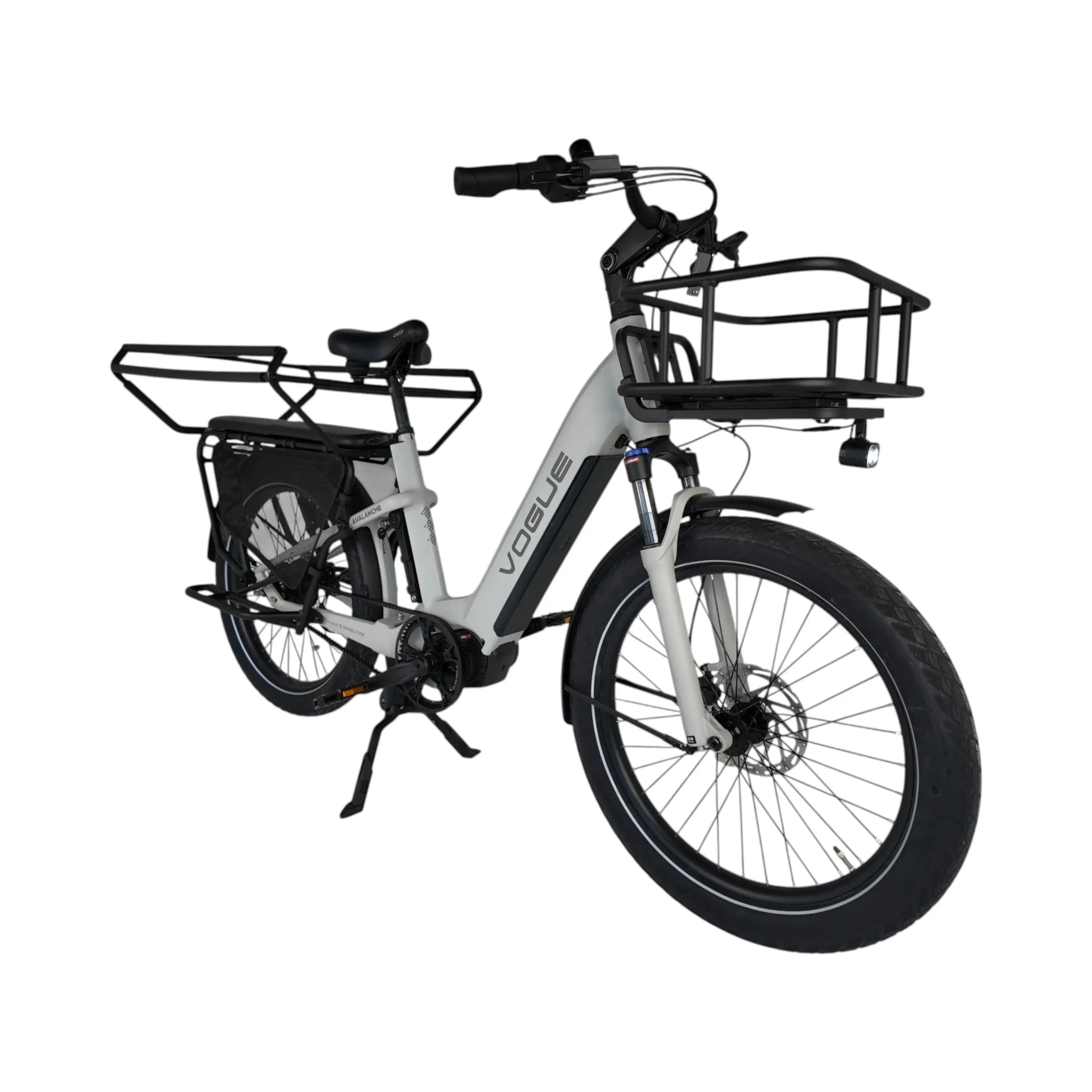 Vogue Avalanche - Elektrische Longtail - Mat Grijs