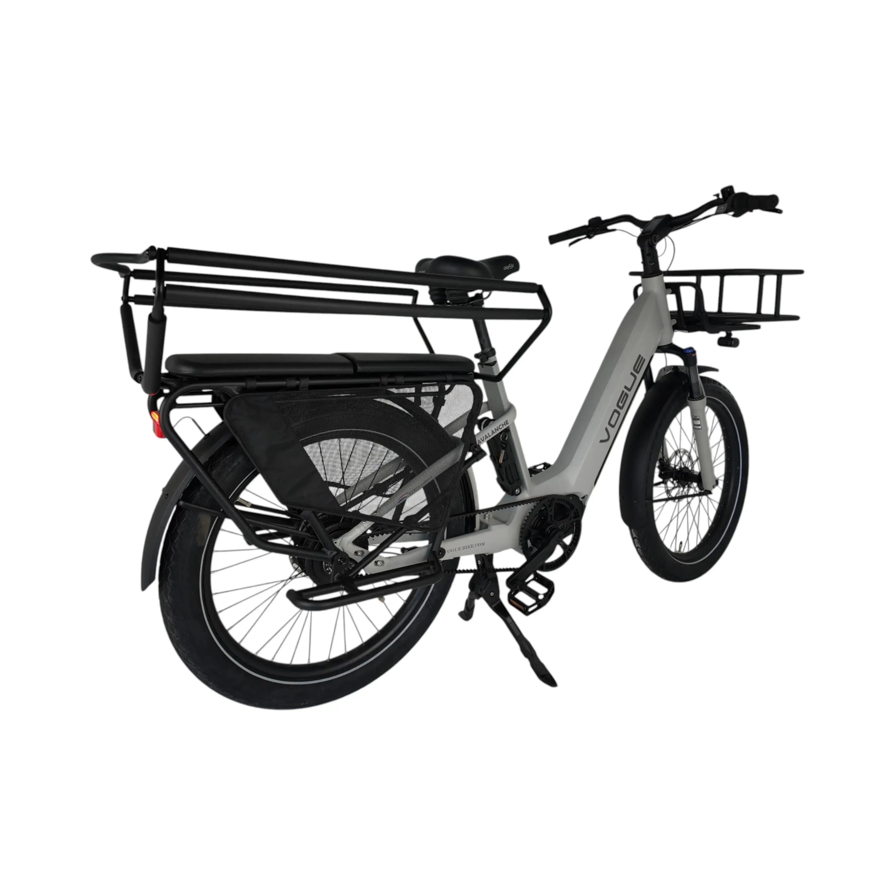 Vogue Avalanche - Elektrische Longtail - Mat Grijs