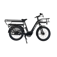 Vogue Avalanche Longtail - Matt Black - 540Wh - Elektrische Longtail