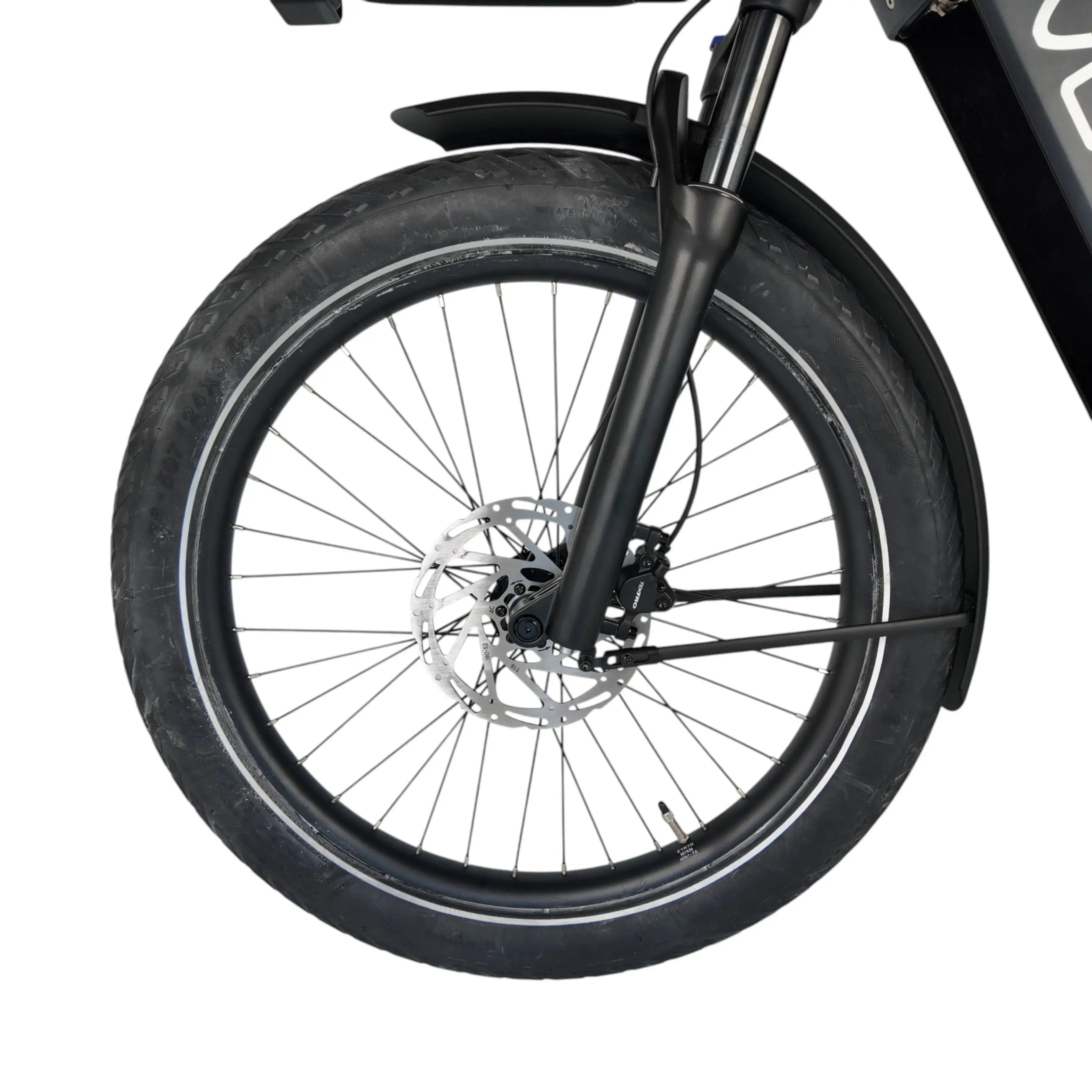 Vogue Avalanche Longtail - Matt Black - 540Wh - Elektrische Longtail