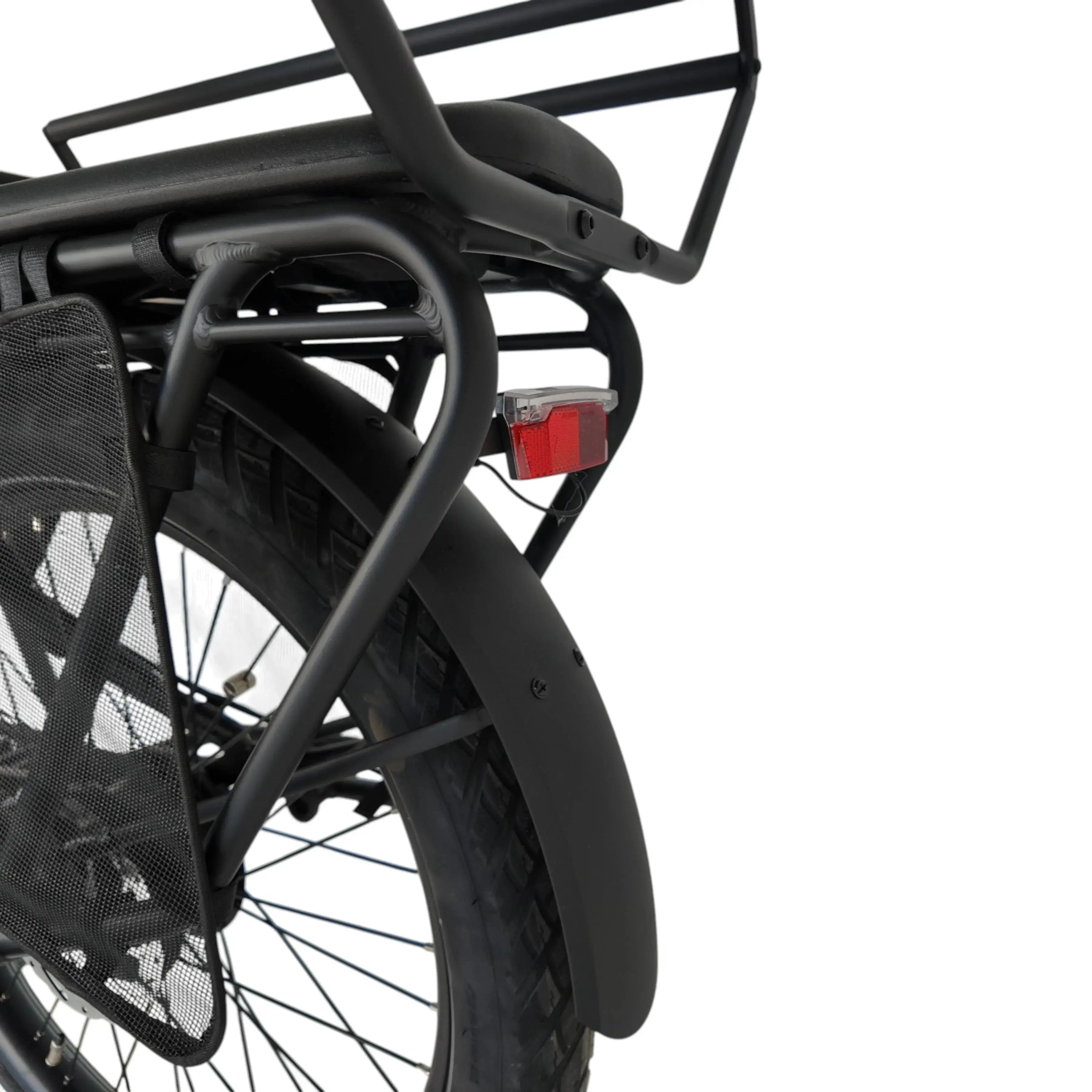 Vogue Avalanche Longtail - Matt Black - 540Wh - Elektrische Longtail