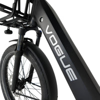 Vogue Avalanche Longtail - Matt Black - 540Wh - Elektrische Longtail