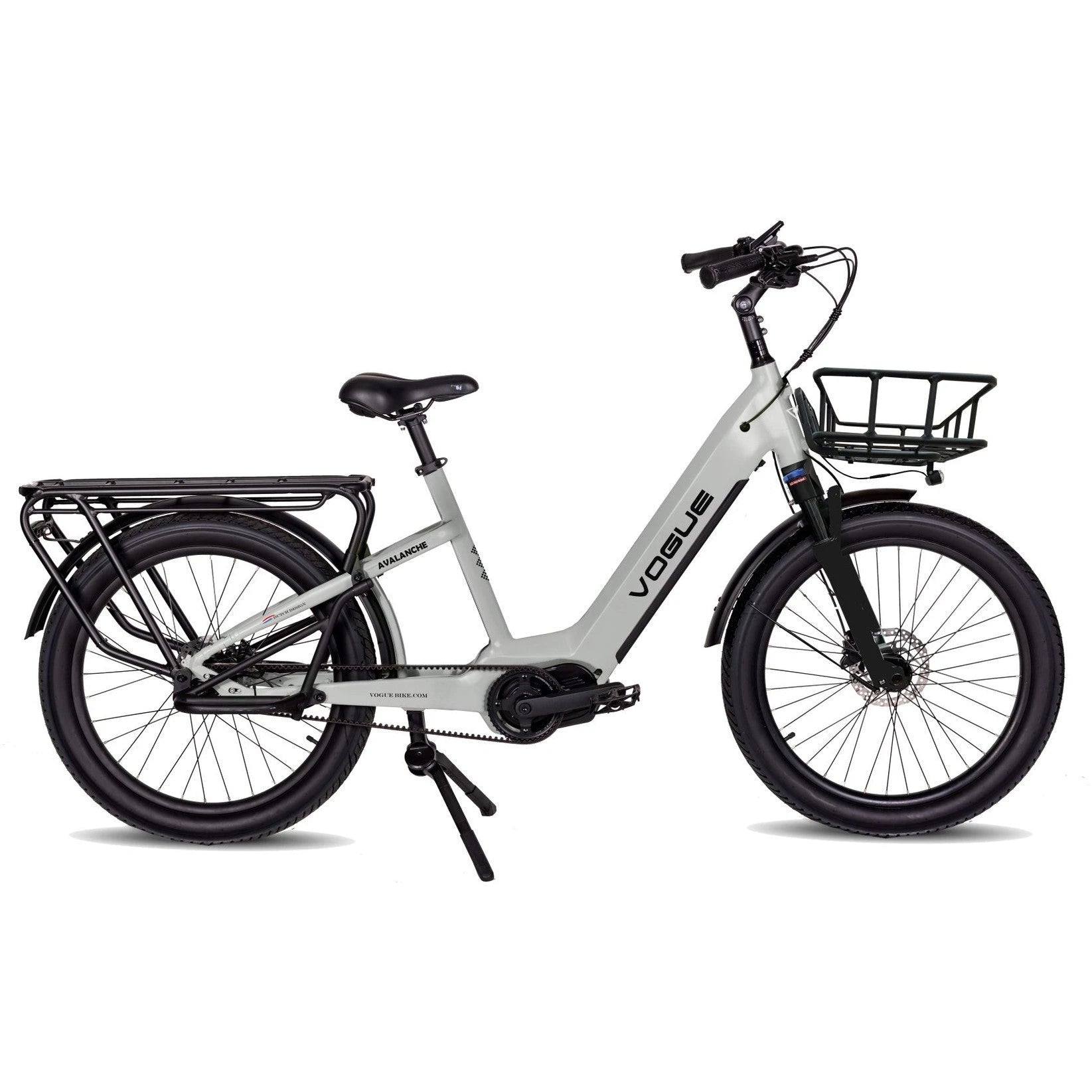 Vogue Avalanche - Elektrische Longtail - Mat Grijs