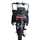 Vogue Caddy Elektrische Bakfiets - Mat Zwart met Grijze Accenten - 468Wh - 48 cm
