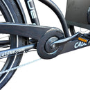 Vogue Caddy Elektrische Bakfiets - Mat Zwart met Grijze Accenten - 468Wh - 48 cm