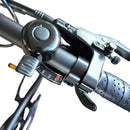 Vogue Caddy Elektrische Bakfiets - Mat Zwart met Grijze Accenten - 468Wh - 48 cm