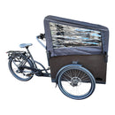 Vogue Caddy Elektrische Bakfiets - Mat Zwart met Grijze Accenten - 468Wh - 48 cm