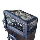 Vogue Caddy Elektrische Bakfiets - Mat Zwart met Grijze Accenten - 468Wh - 48 cm