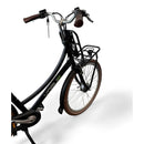 Vogue Elite Elektrische Fiets 3 versnellingen 13Ah 50cm E-bike - Mat zwart met bruine accenten