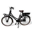 Vogue Elite Elektrische Fiets 3 versnellingen 13Ah 50cm E-bike - Mat zwart met bruine accenten