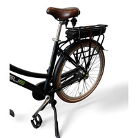 Vogue Elite Elektrische Fiets 3 versnellingen 13Ah 50cm E-bike - Mat zwart met bruine accenten