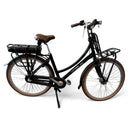 Vogue Elite Elektrische Fiets 3 versnellingen 13Ah 50cm E-bike - Mat zwart met bruine accenten