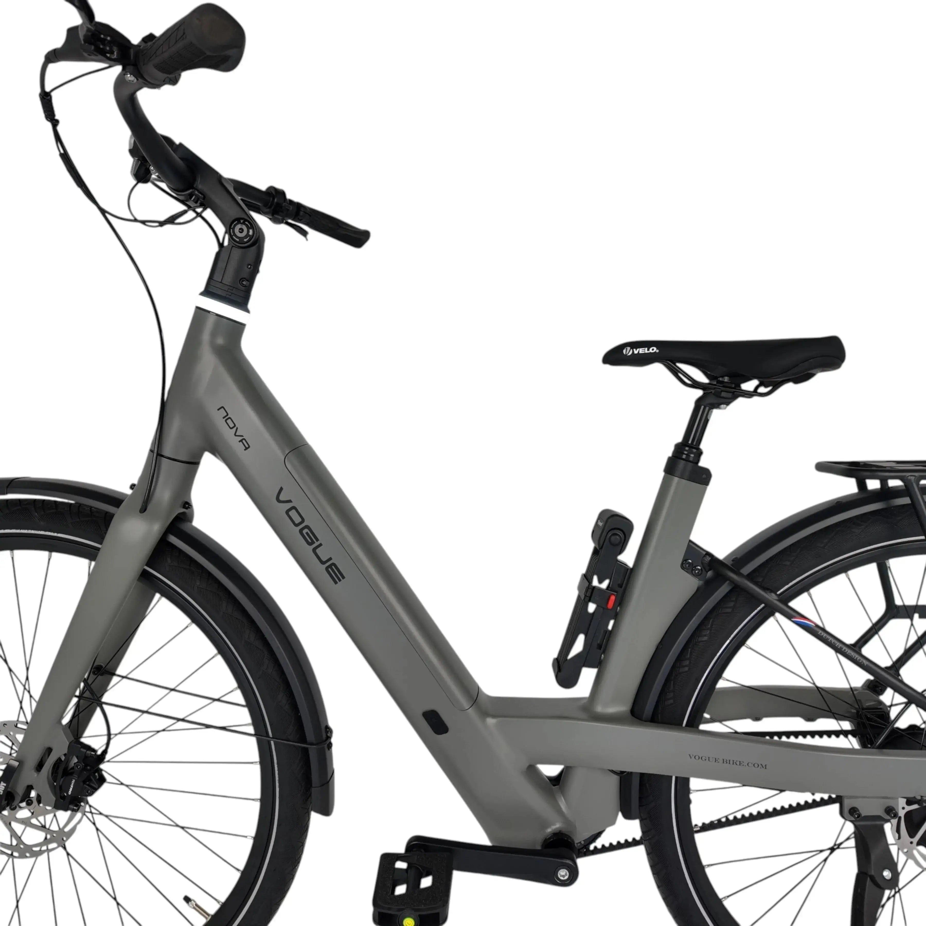 Vogue Nova Elektrische Fiets - Mat Grijs - 50cm