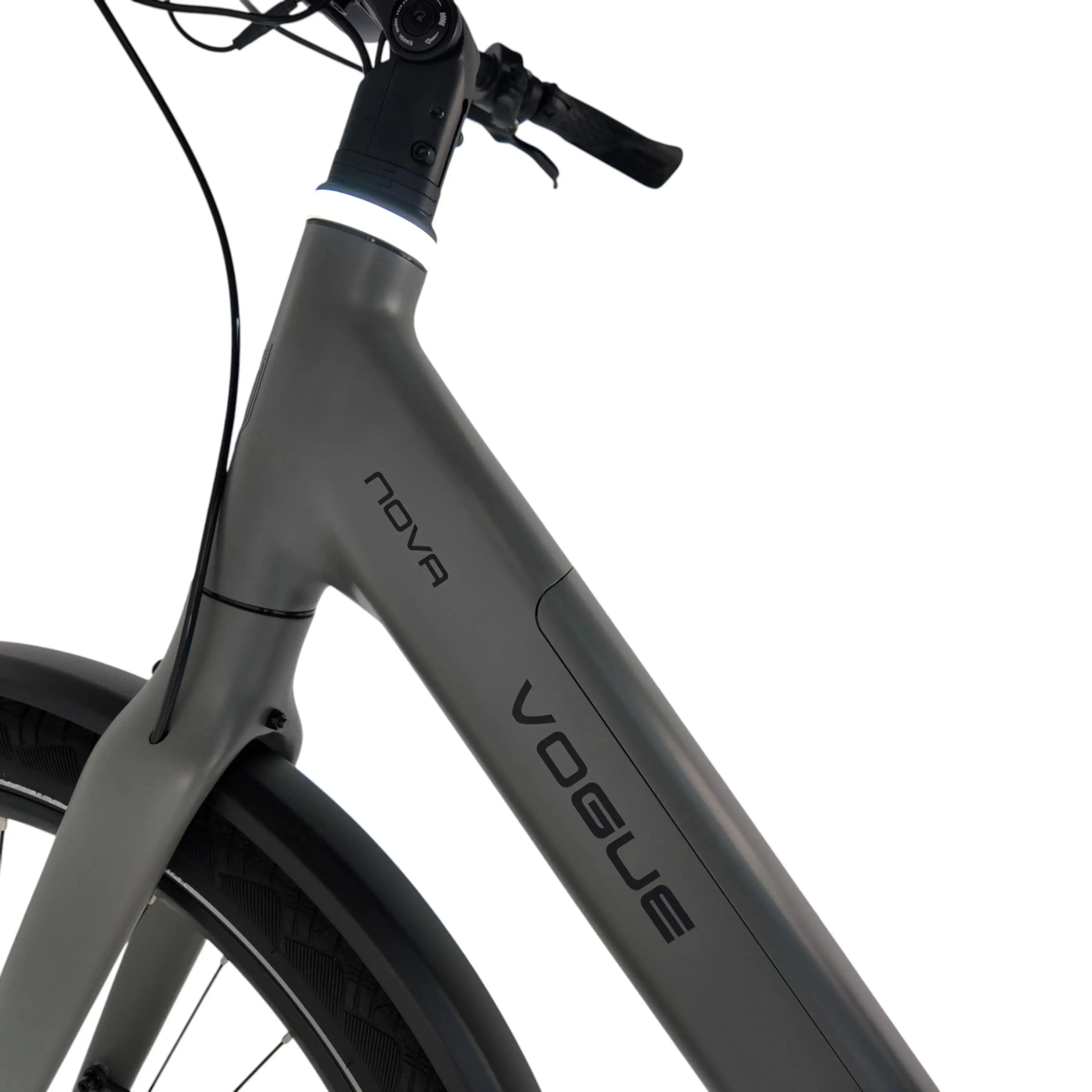 Vogue Nova Elektrische Fiets - Mat Grijs - 50cm