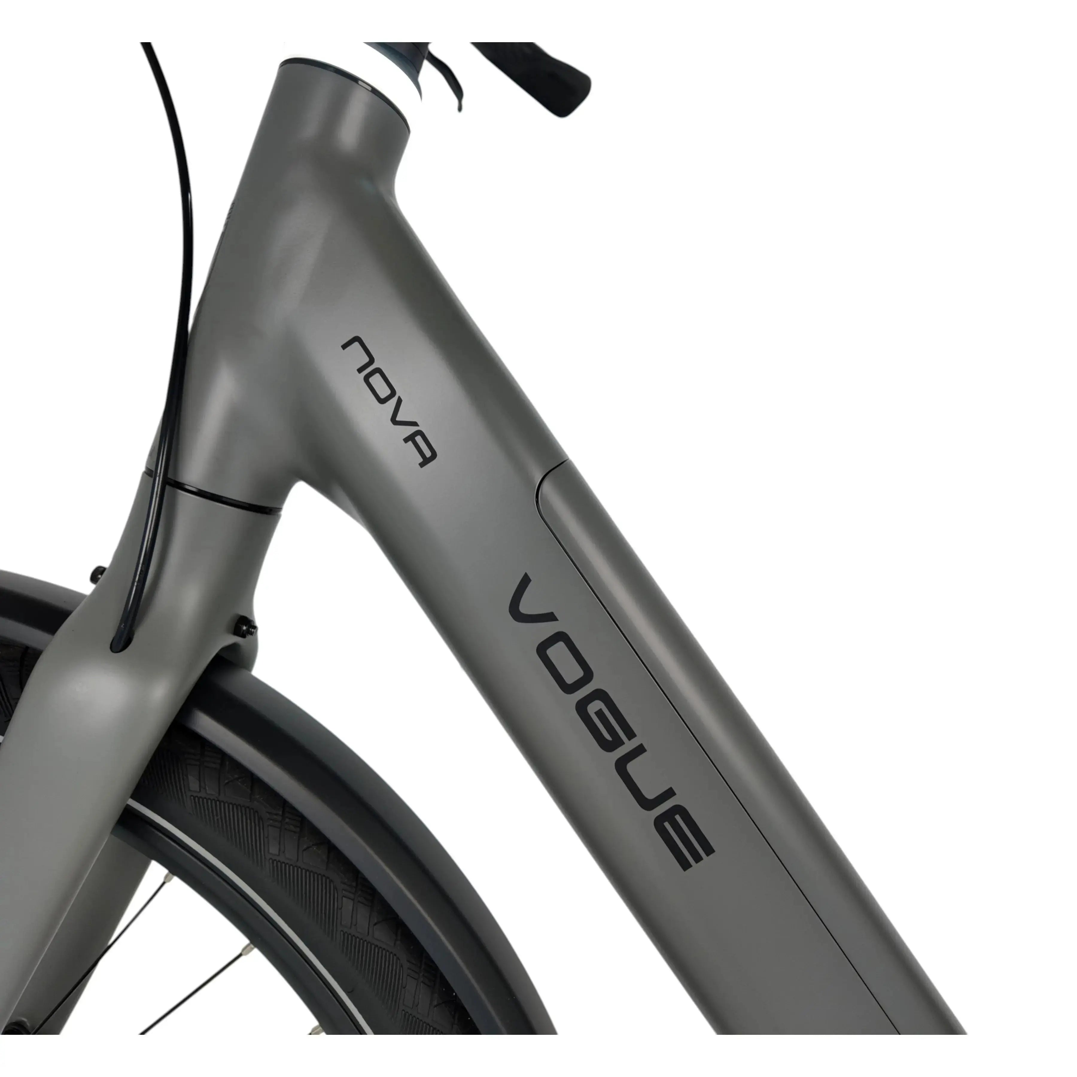 Vogue Nova Elektrische Fiets - Mat Grijs - 50cm
