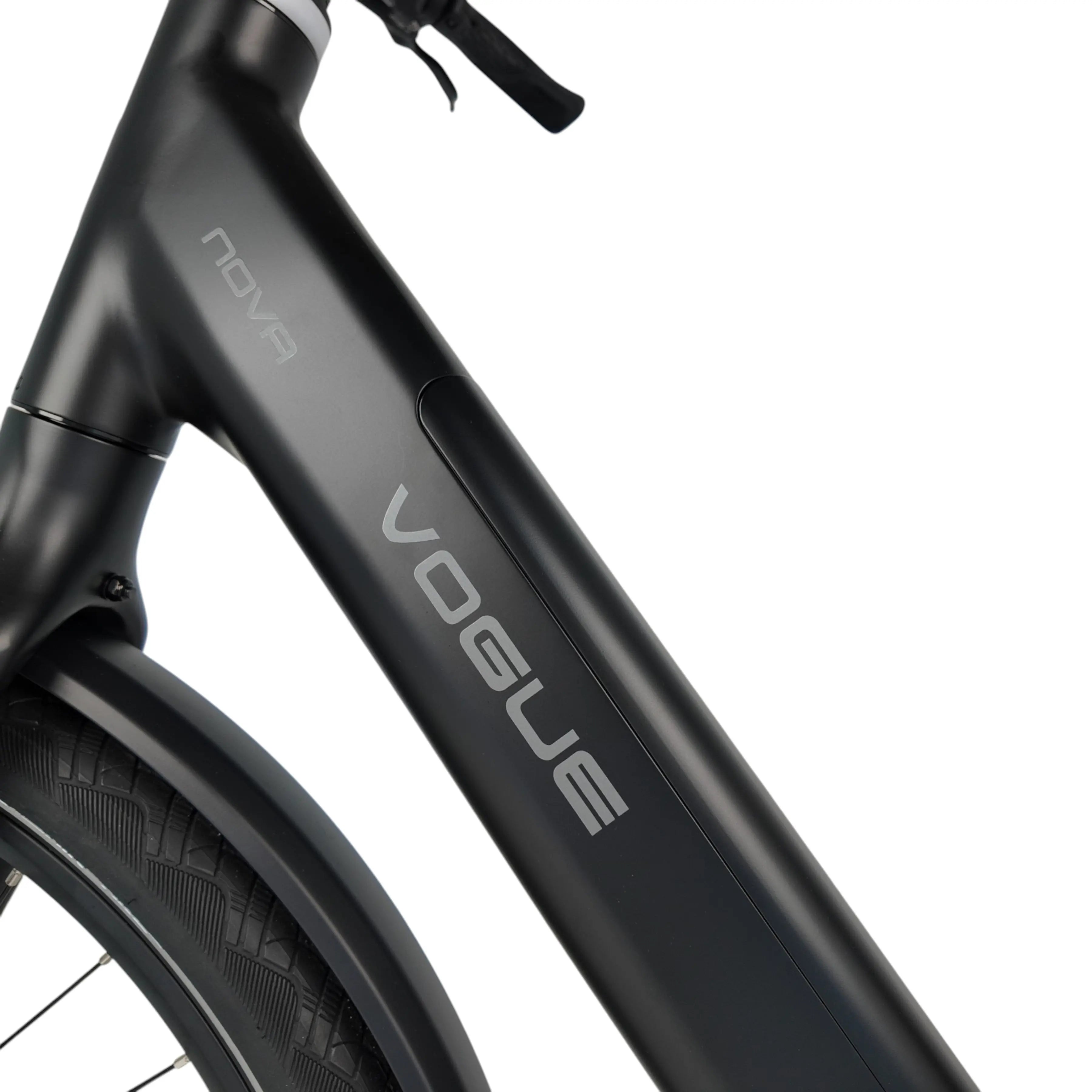 Vogue Nova Elektrische Fiets - Mat Zwart - 50cm