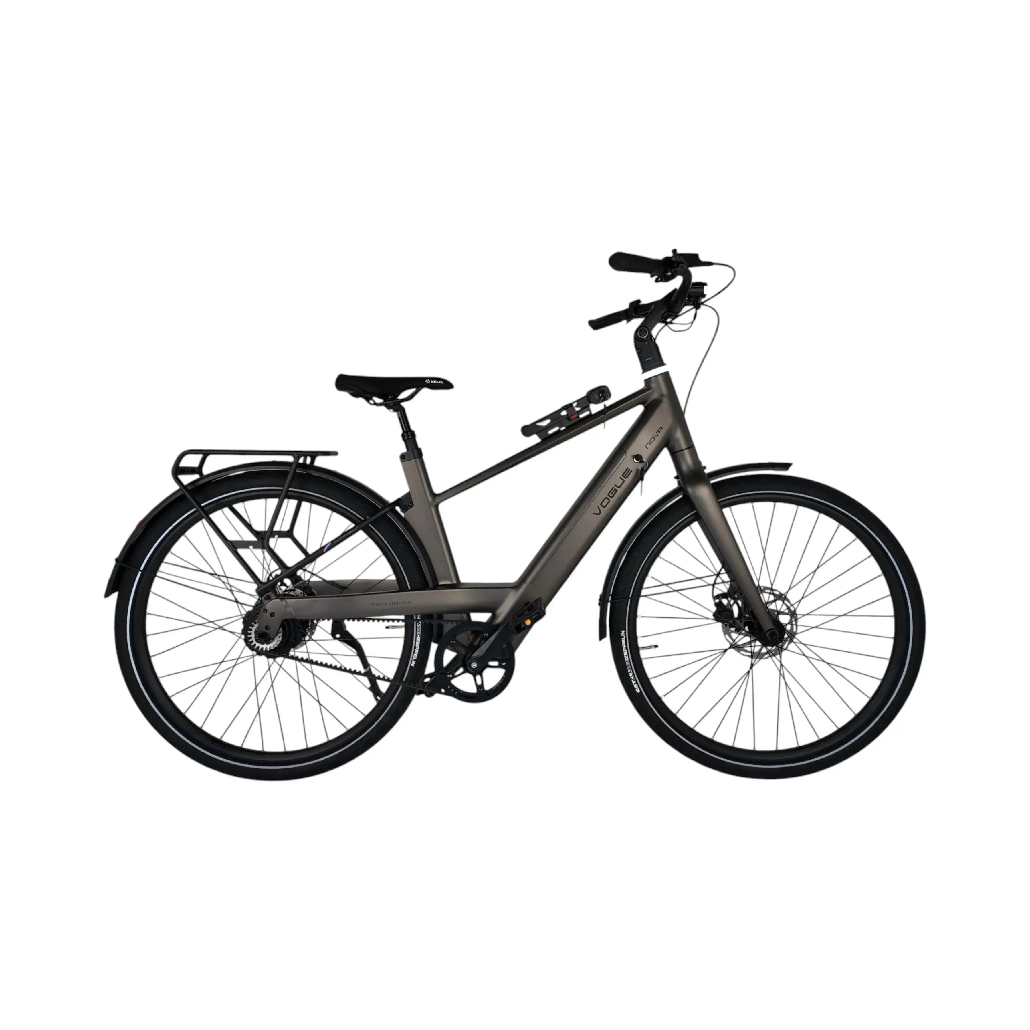 Vogue Nova Man Elektrische Fiets - Mat Bruin - 50cm
