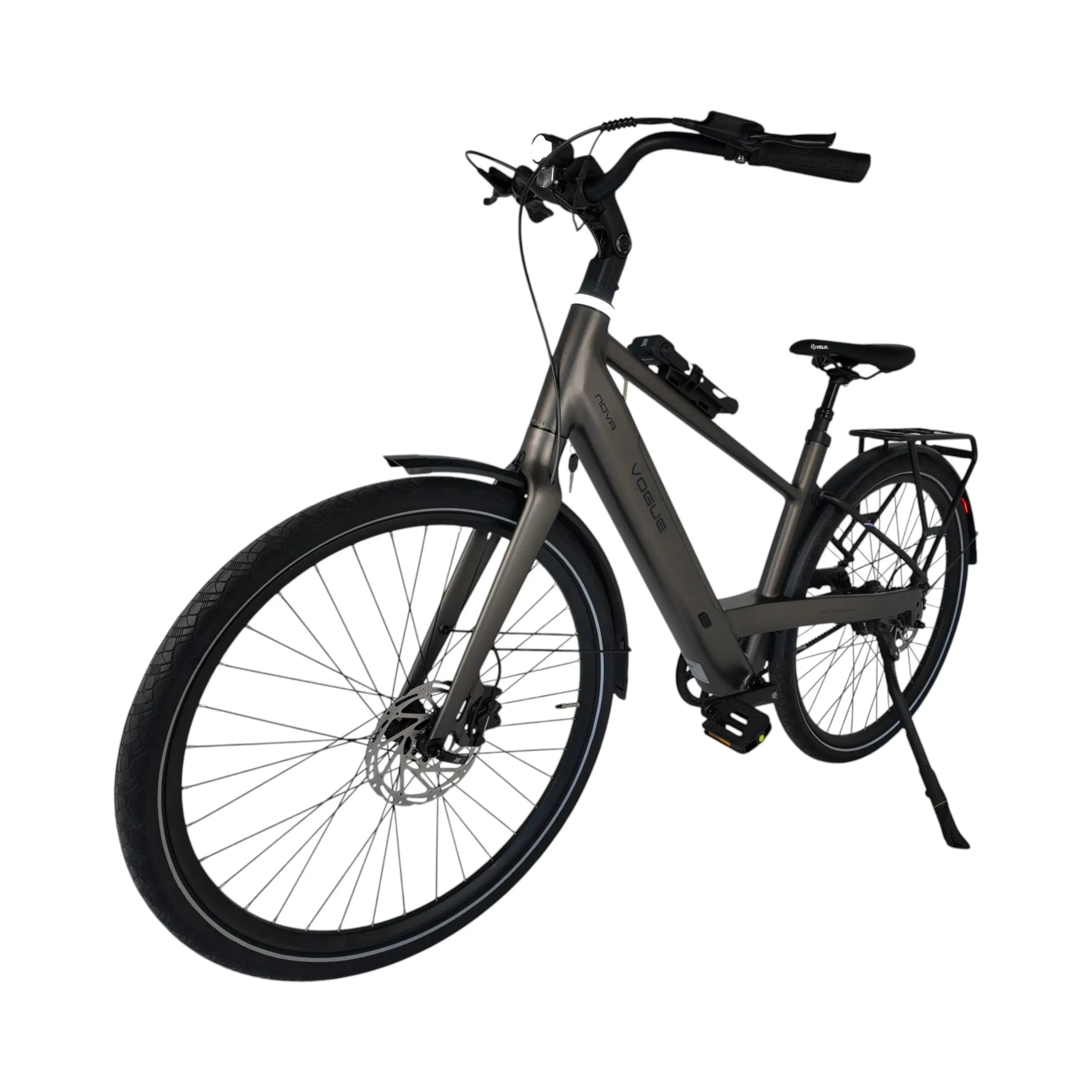 Vogue Nova Man Elektrische Fiets - Mat Bruin - 50cm