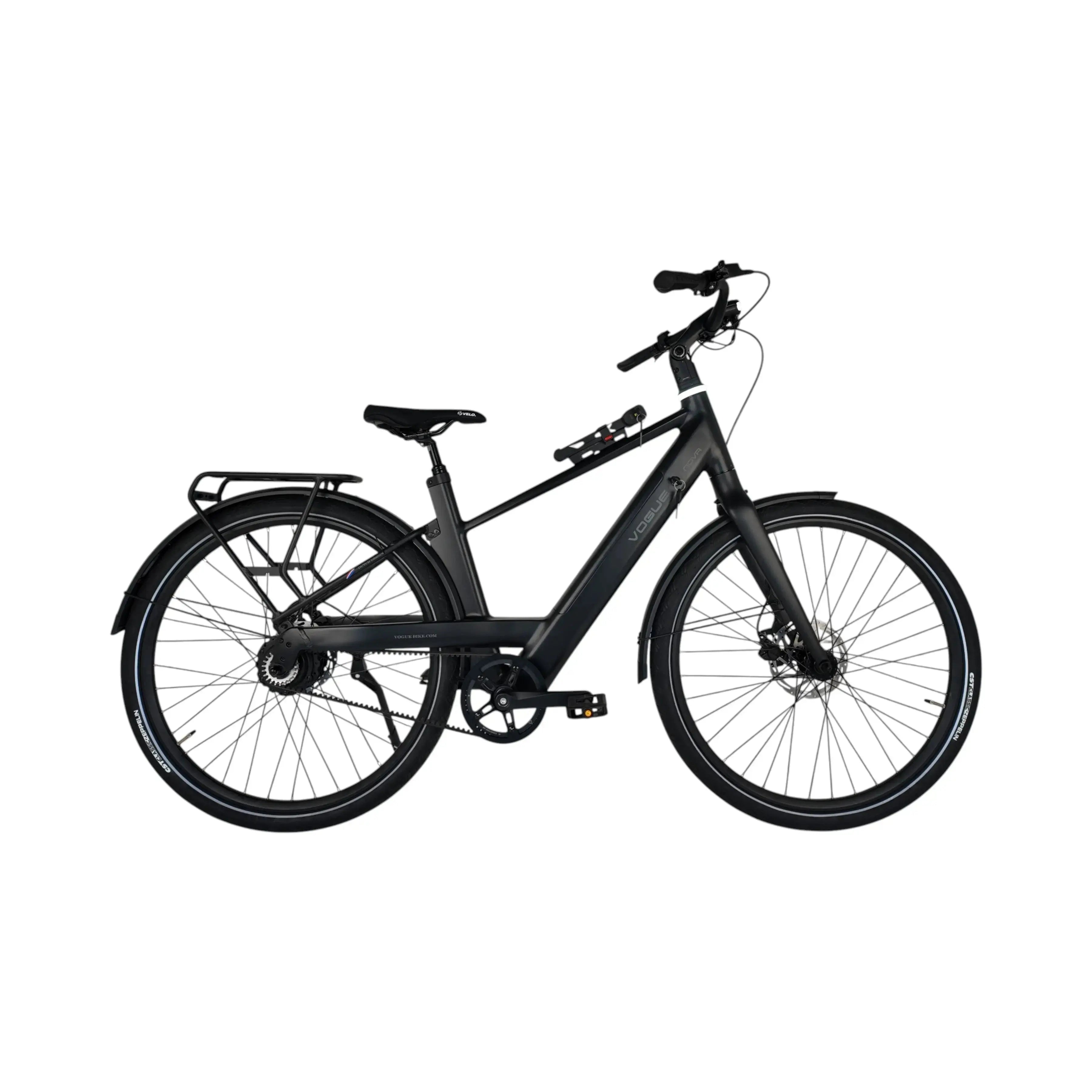 Vogue Nova Man Elektrische Fiets - Mat Zwart - 50cm