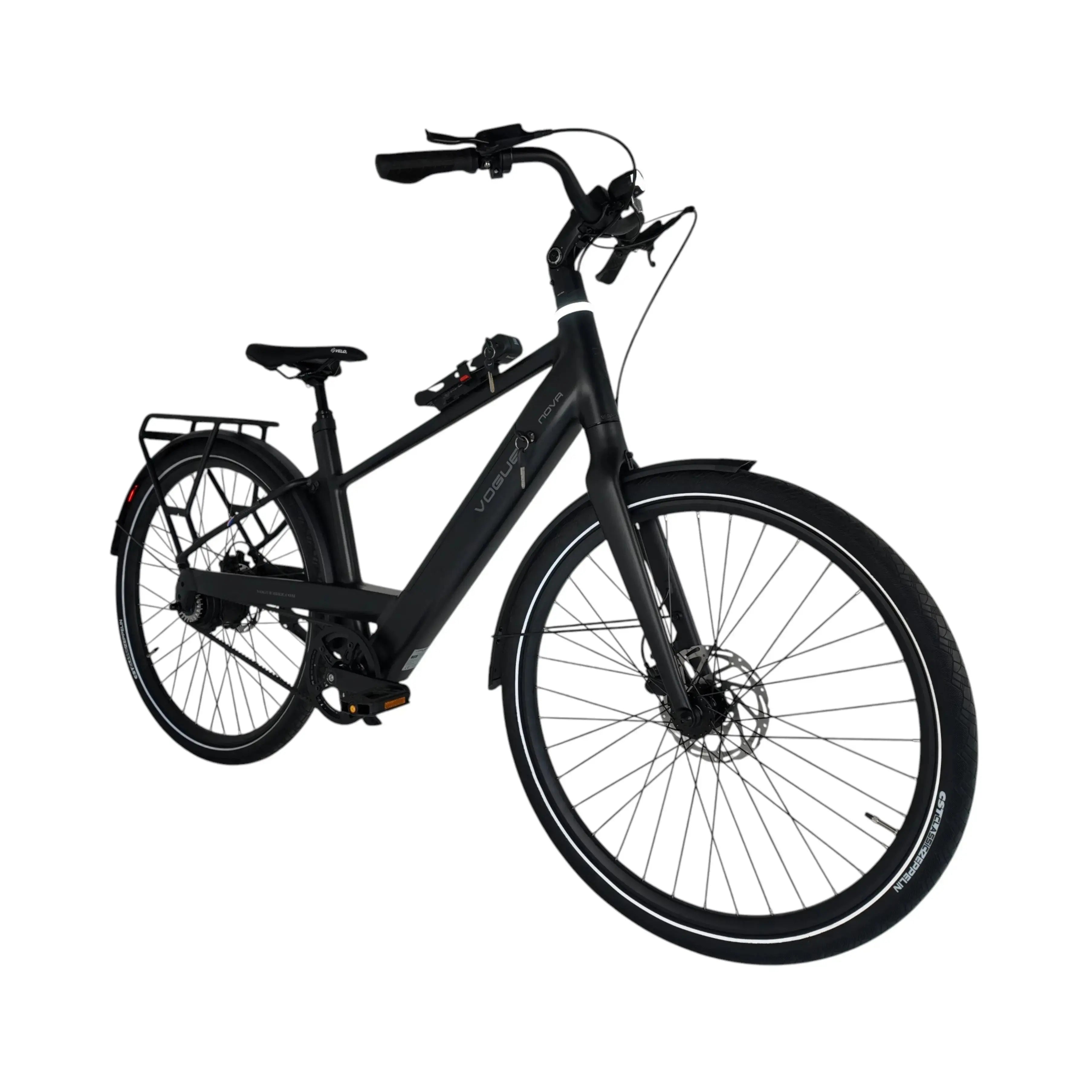 Vogue Nova Man Elektrische Fiets - Mat Zwart - 50cm