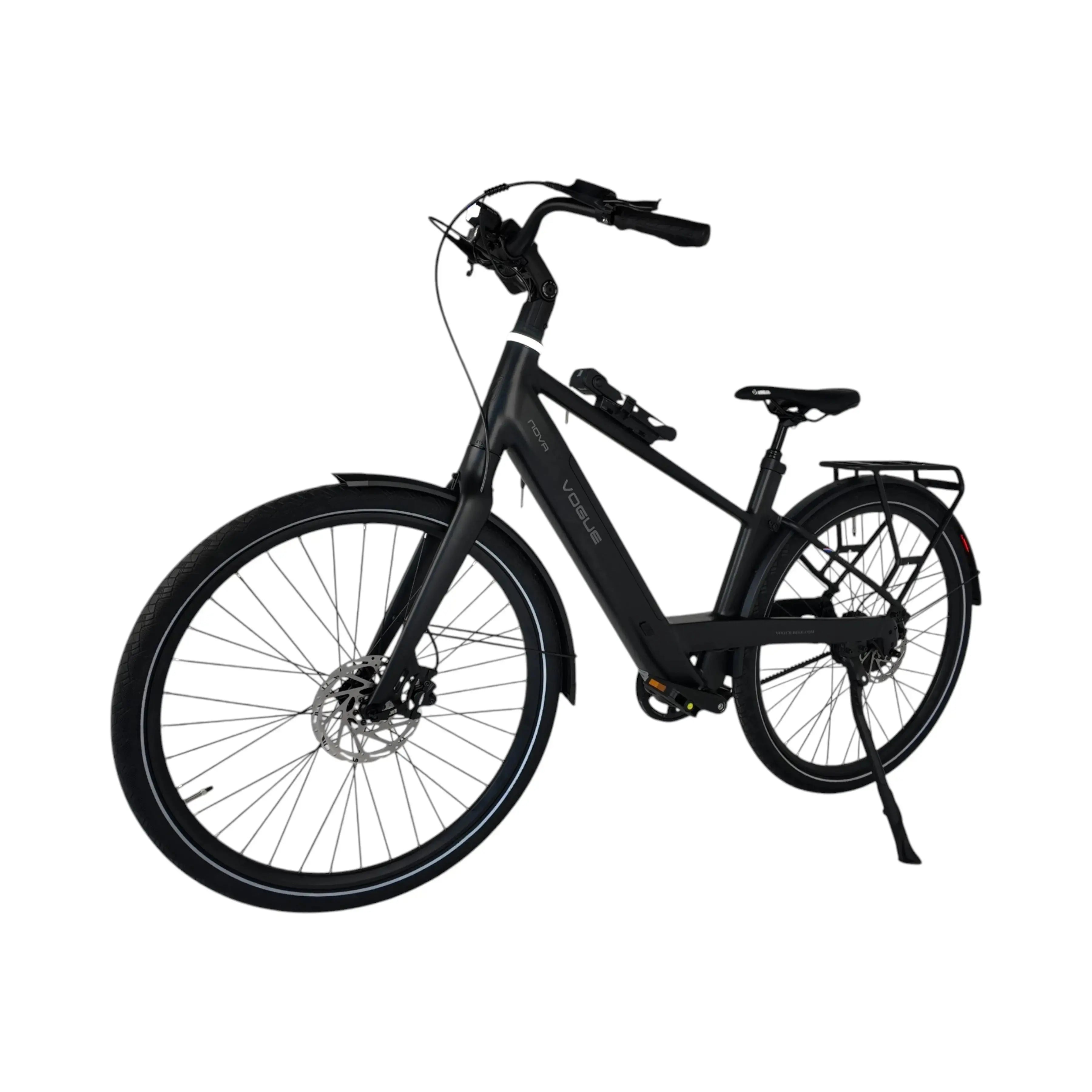 Vogue Nova Man Elektrische Fiets - Mat Zwart - 50cm