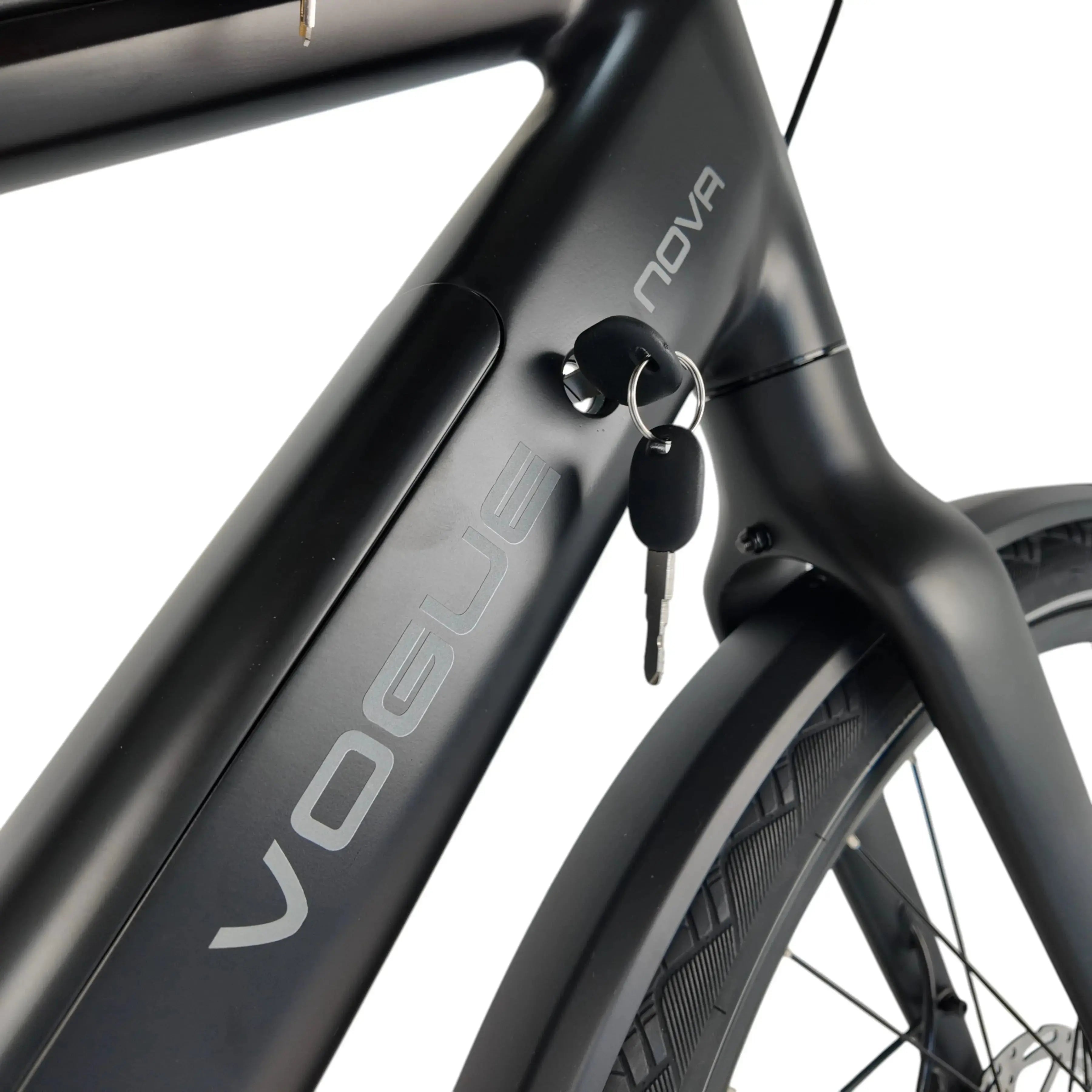 Vogue Nova Man Elektrische Fiets - Mat Zwart - 50cm