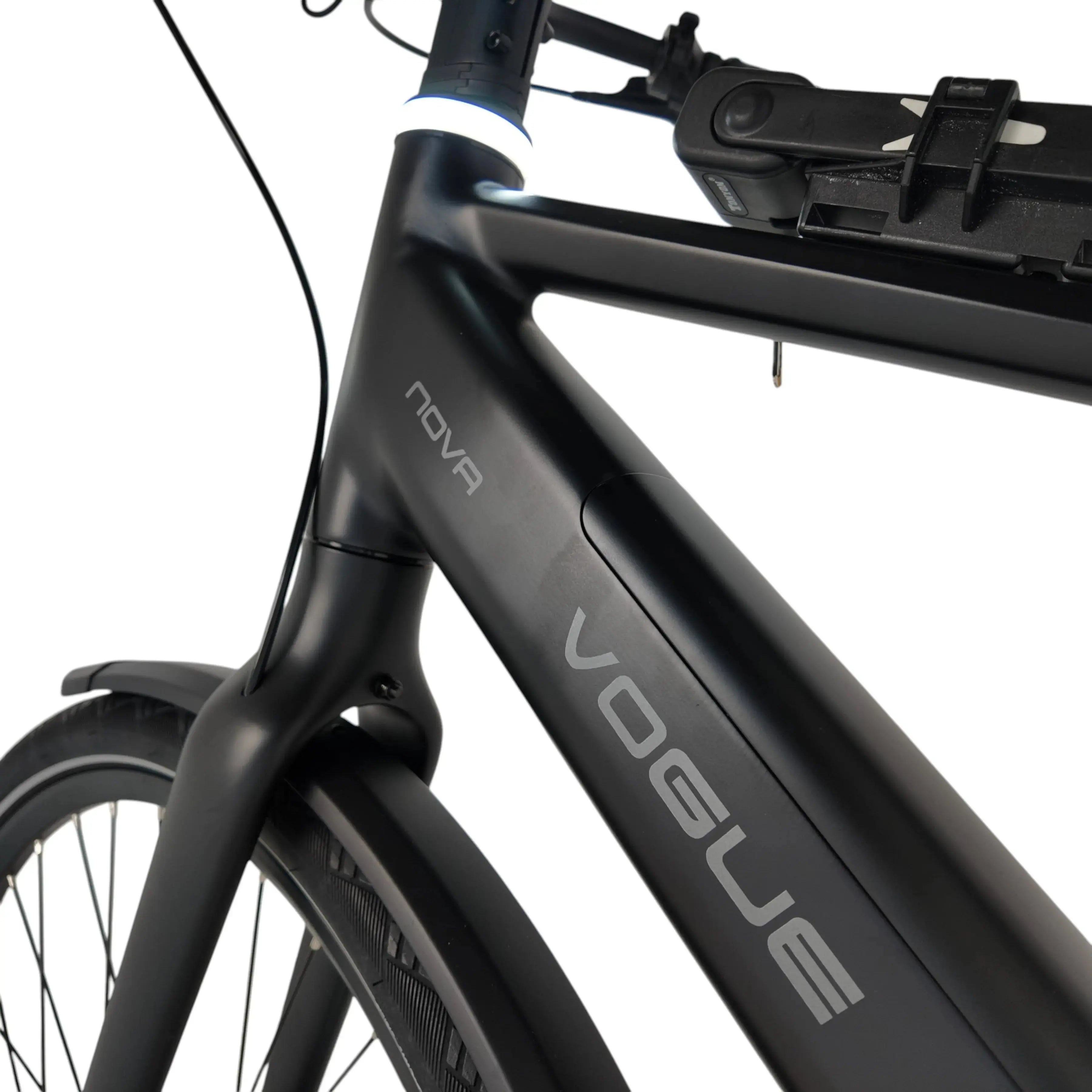 Vogue Nova Man Elektrische Fiets - Mat Zwart - 50cm