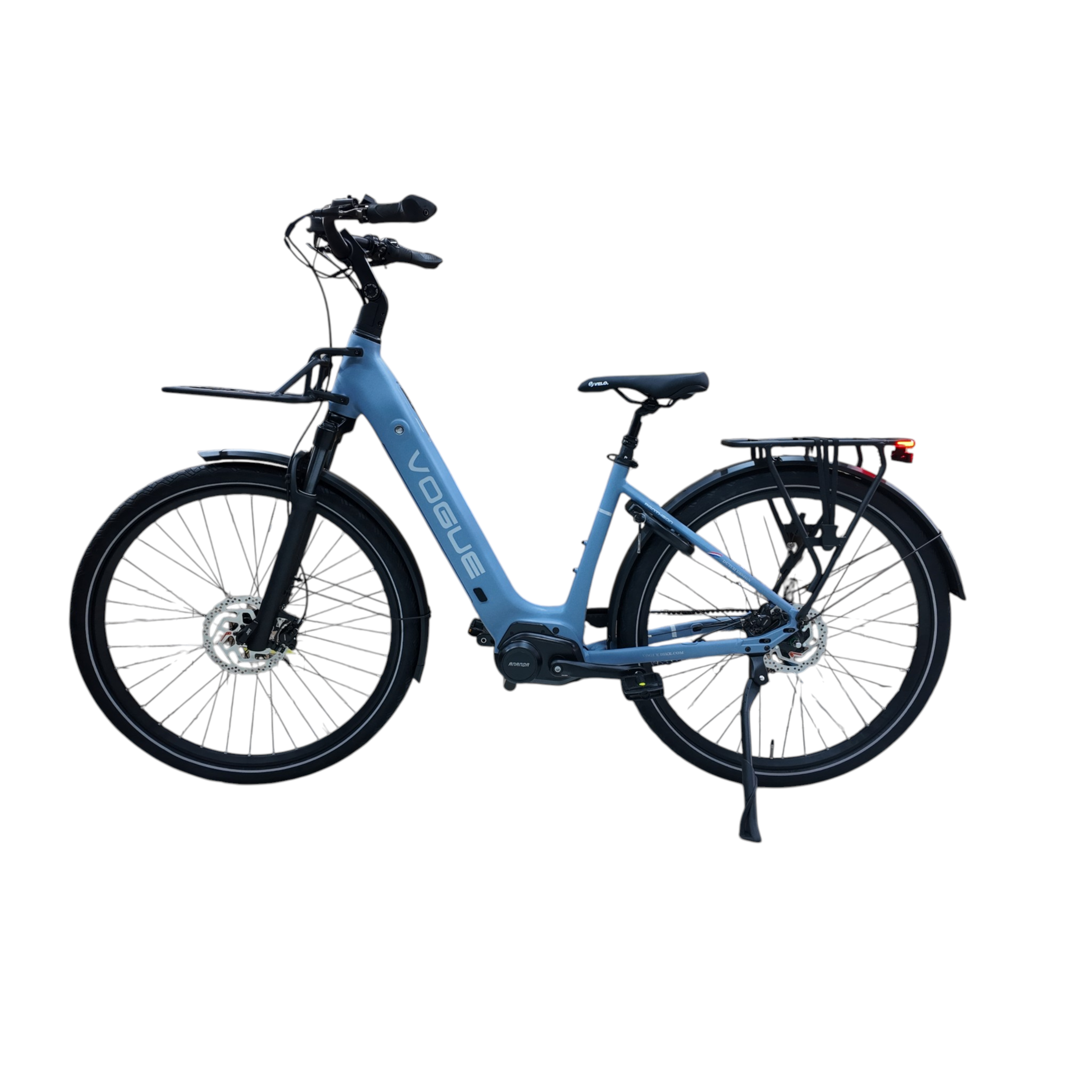 Vogue Pantheon Elektrische Fiets - Matt Grey-Blue - 50cm - 540Wh