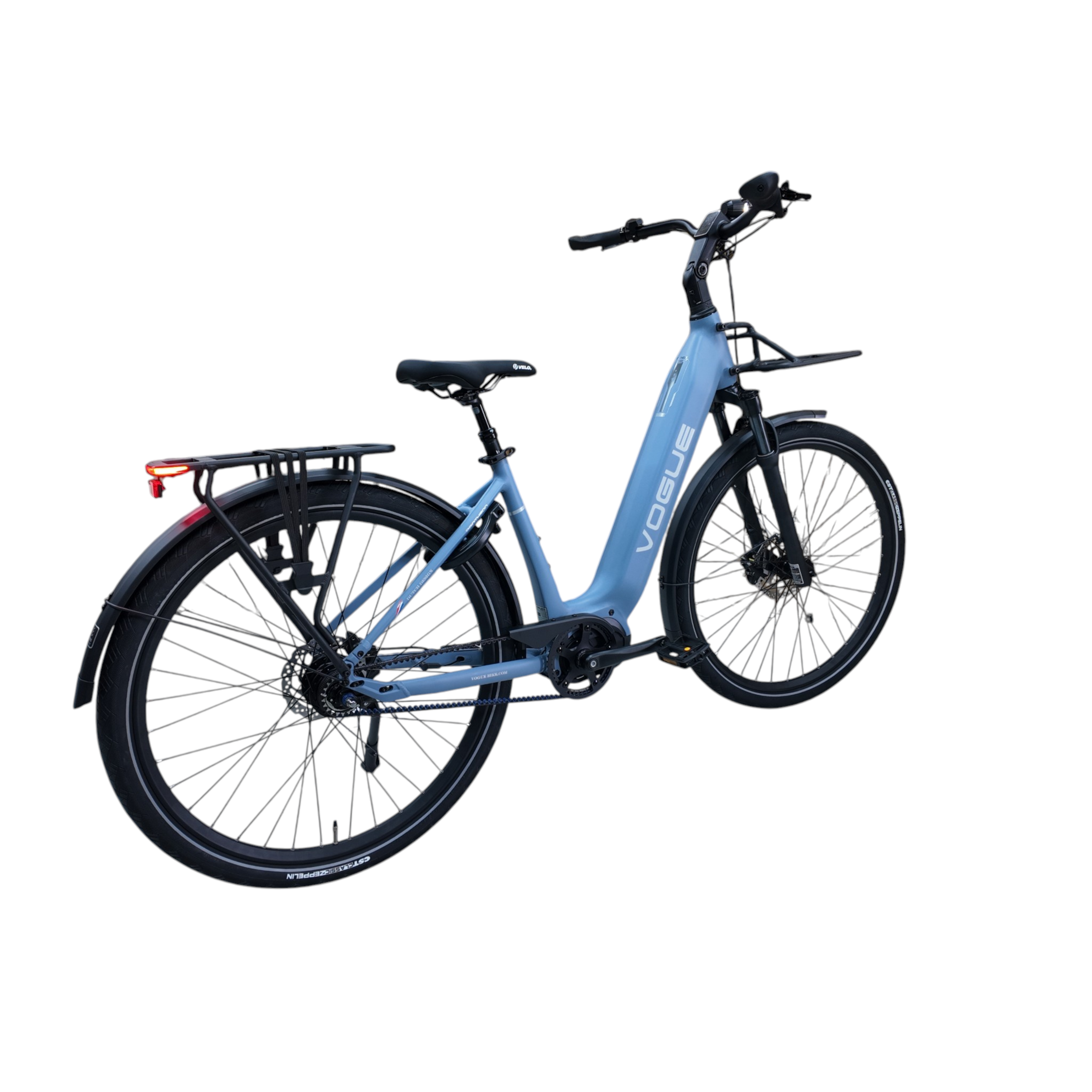 Vogue Pantheon Elektrische Fiets - Matt Grey-Blue - 50cm - 540Wh