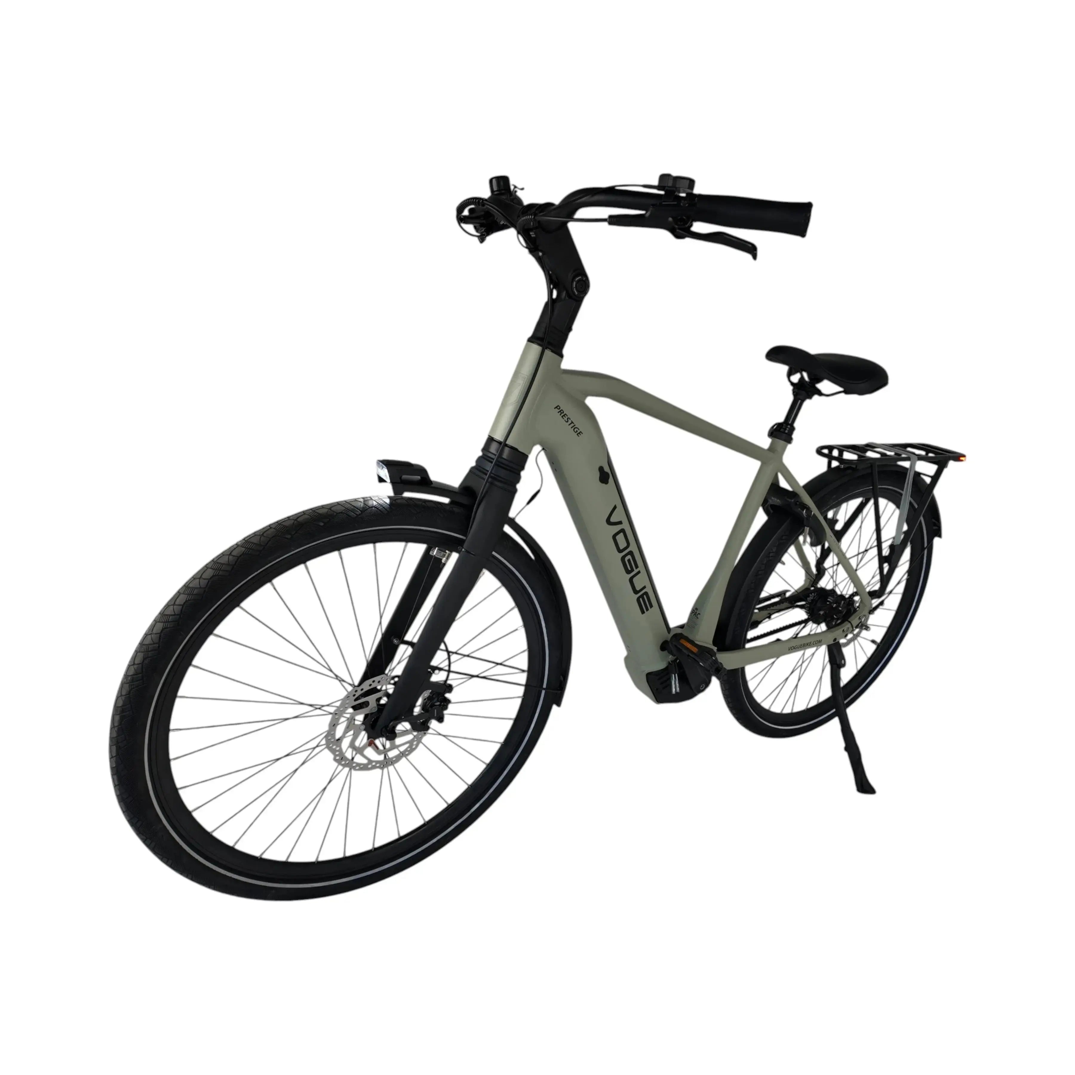 🚲 Vogue Prestige - Cement Grijs – Hoge Instap - Elektrische Fiets
