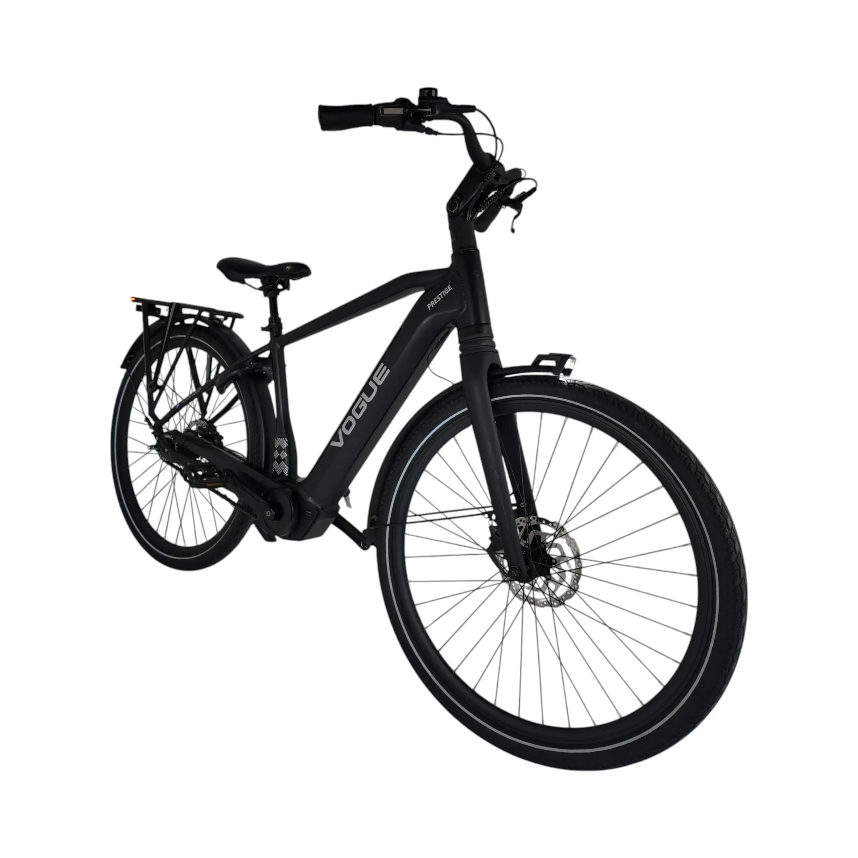 🚲 Vogue Prestige - Mat Zwart – Hoge Instap - Elektrische Fiets