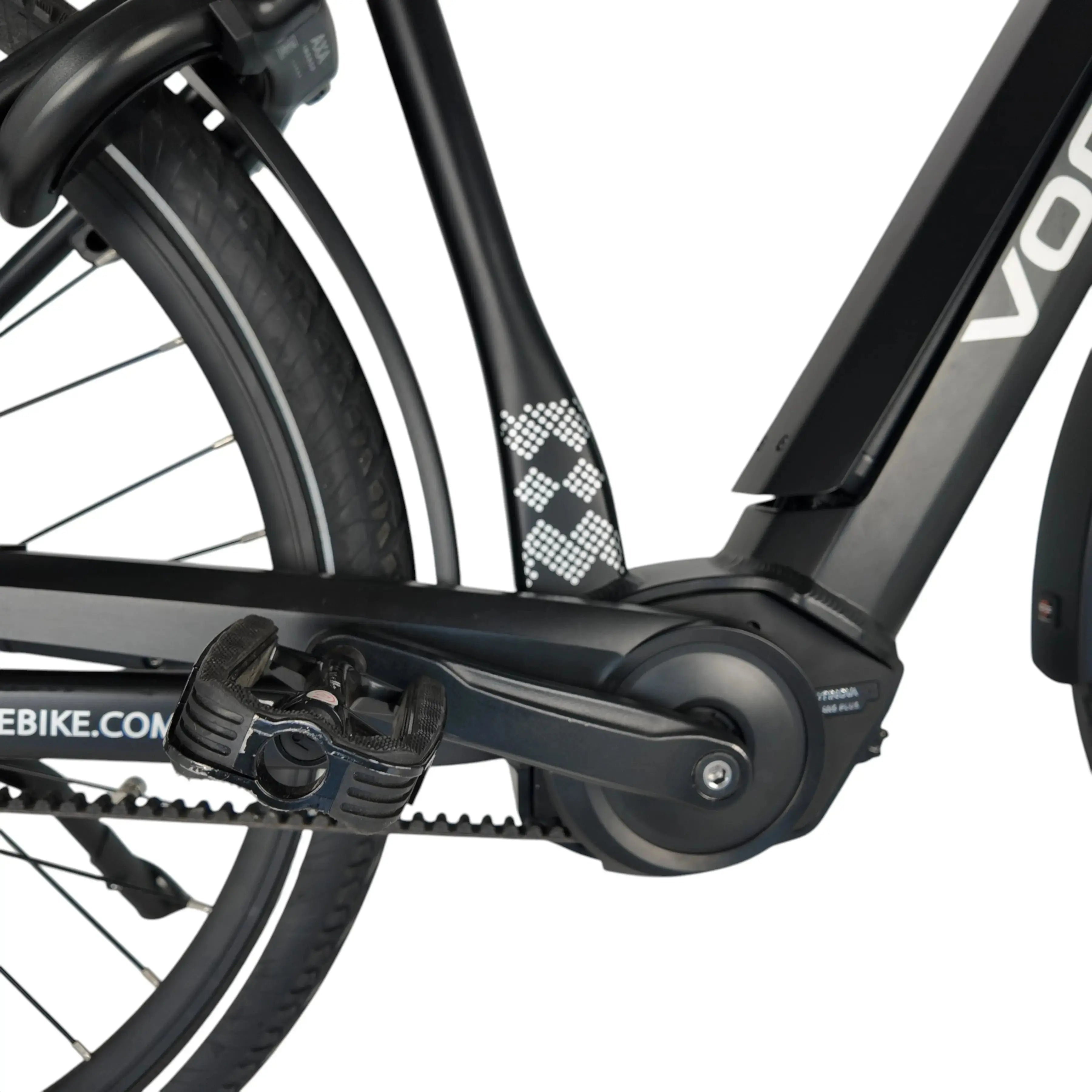 🚲 Vogue Prestige - Mat Zwart – Hoge Instap - Elektrische Fiets