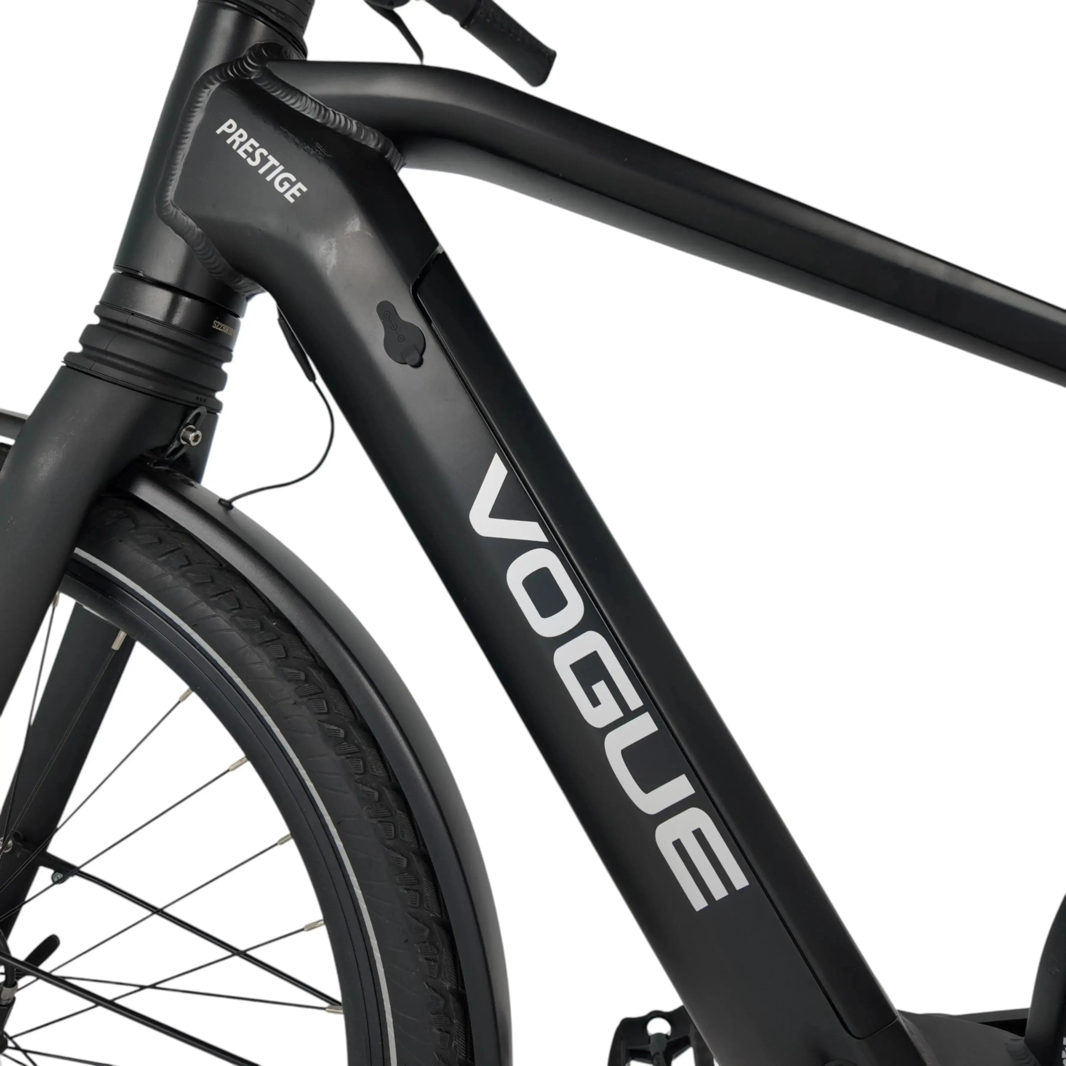 🚲 Vogue Prestige - Mat Zwart – Hoge Instap - Elektrische Fiets