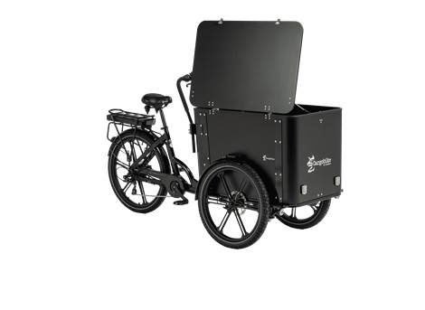 Cargobike of Sweden Flex Box – Elektrische Bakfiets voor Zakelijk Gebruik – Afsluitbare Cargobox