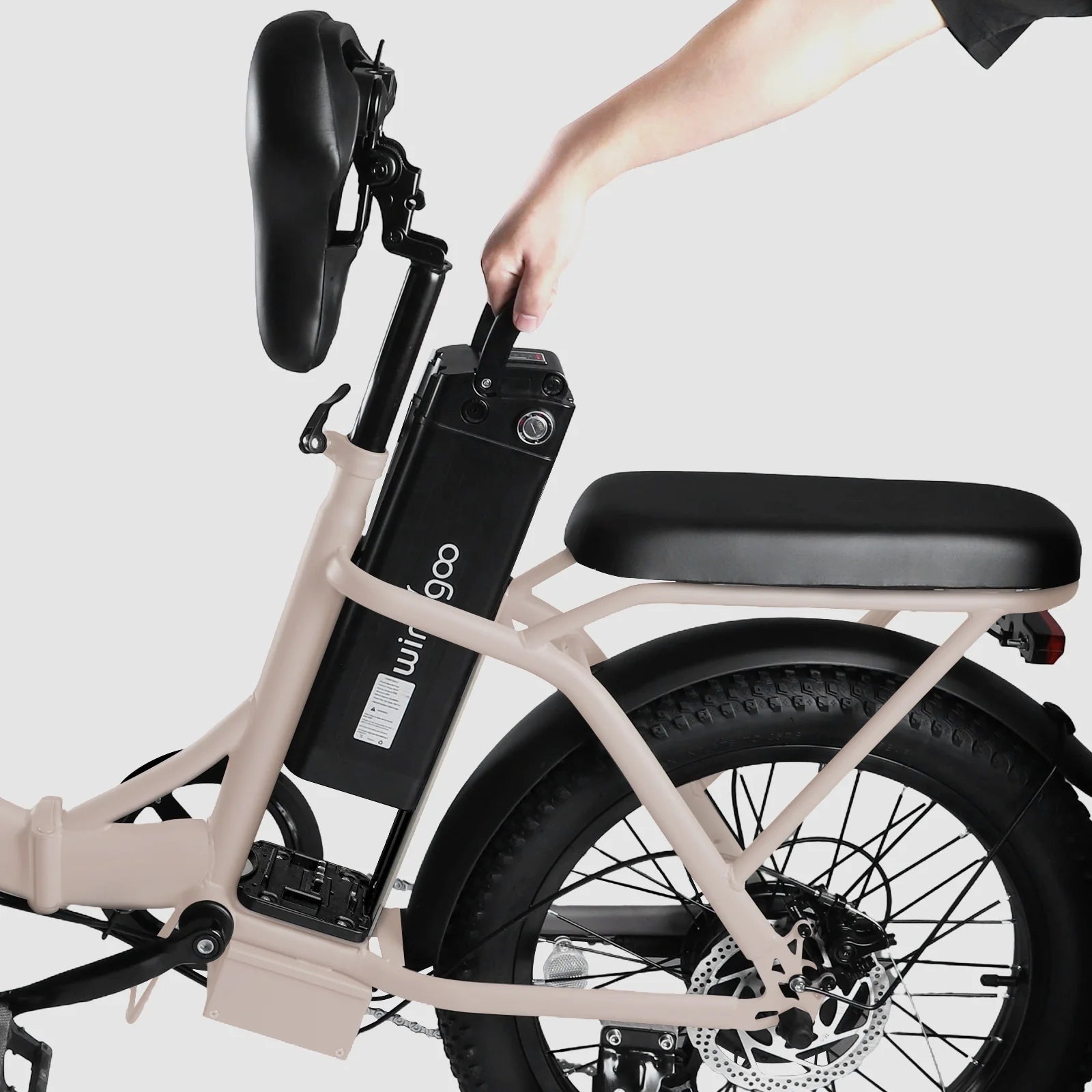 WIndgoo - E20 -Beige - Vouwfiets