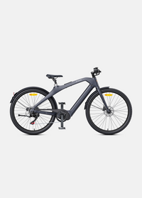 🚲 ENGWE N1 Pro – Grijs - Carbon Elektrische Stadsfiets met 80 Nm Middenmotor, GPS &amp; Smart Lock