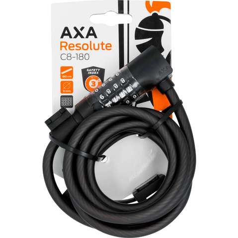 Axa kabelslot code Resolute C8/180