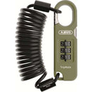 Abus  kabelslot code Combiflex Tripmate 180 olive green