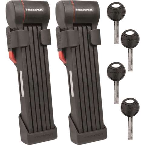 Trelock vouwslot set 2x FS 480 Cops ZF 480 X-Press Twin 100
