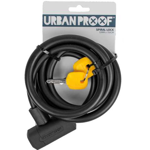 Urban Proof kabelslot 12mm 150cm zwart