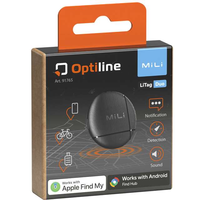 Optiline OptiTag Duo – Bluetoothtracker voor Apple en Android