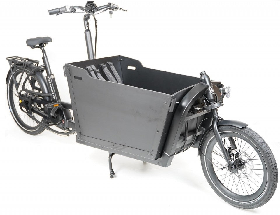 Qivelo - Ananda Twowheel - 614Wh -  Elektrische Bakfiets - Mat Zwart