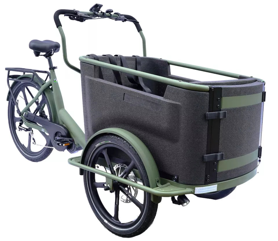 Van Rixtel - Urban Plus - Mat Blauw - Elektrische Bakfiets - Middenmotor - 540 Wh