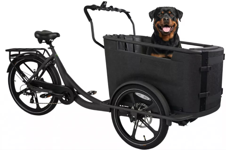 Van Rixtel - Urban - Achterwiel Motor - Elektrische Honden Bakfiets - 450 Wh